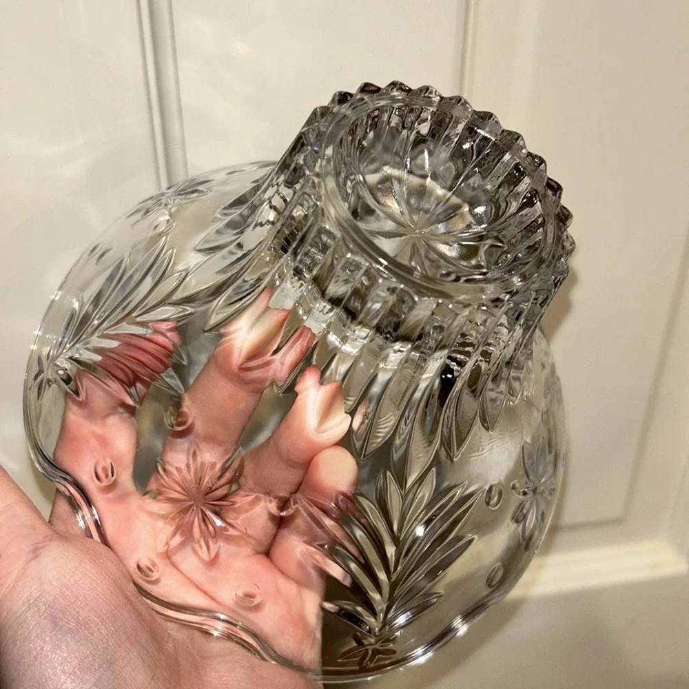 Crystal Christmas night bowl